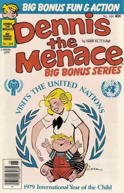 Dennis the Menace Bonus Magazine Series #184 VG; Fawcett | low grade comic - we
