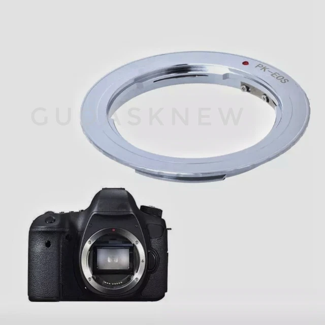Professional Pentax to Canon EOS EF / EF-S Lens Mount Adapter Ring. PK Adaptor.
