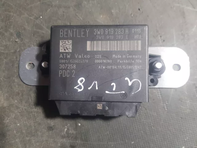 Bentley Continental Gt V8S Mk2 2011-2018 Parking Control Module Ecu 3W0919283H