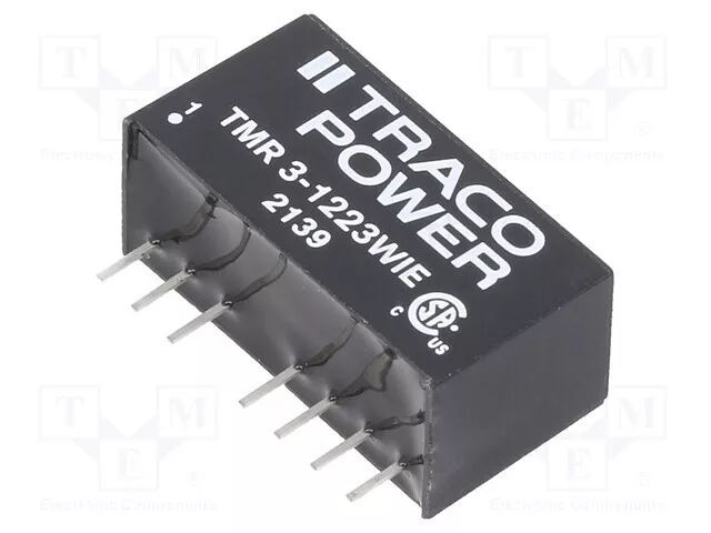 1 pcs x TRACO POWER - TMR 3-1223WIE - Converter: DC/DC, 3W, Uin: 4.5÷18V, Uout: