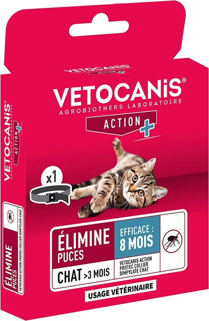 ACTION PROTEC COLLANA DIMPILATO GATTO | Collare Antiparassitario Gatto Elimina L