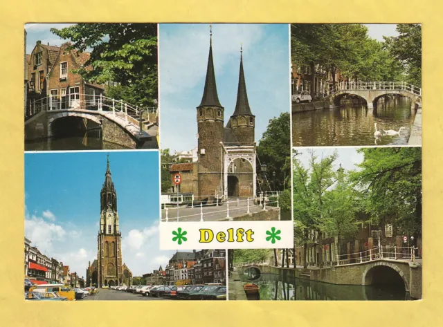 Cartolina Delft vedute non viaggiata