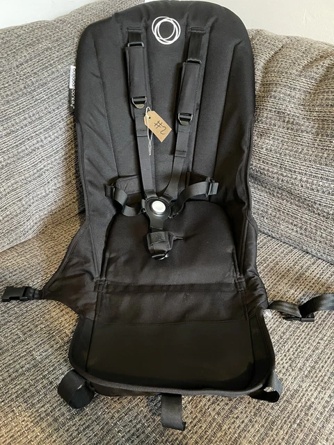 Bugaboo Donkey 2 Seat Fabric. 5 Point Comfort Harness. Black. #2
