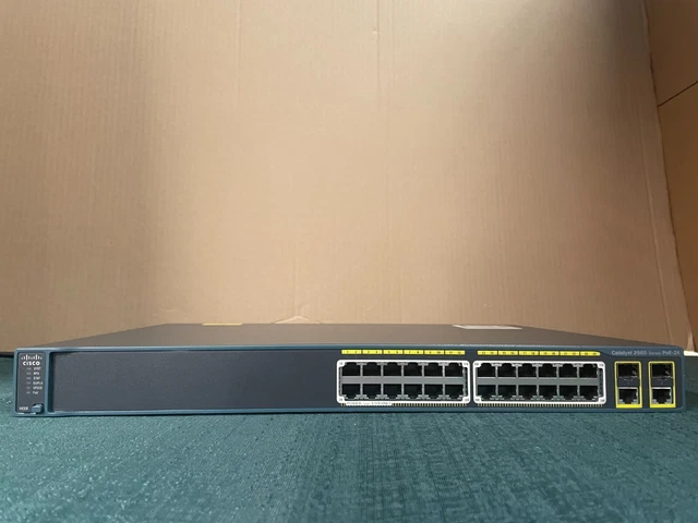 CISCO CATALYST 2960 Series WS-C2960-24PC-L V06 24 Port Switch EUR 46,87 ...
