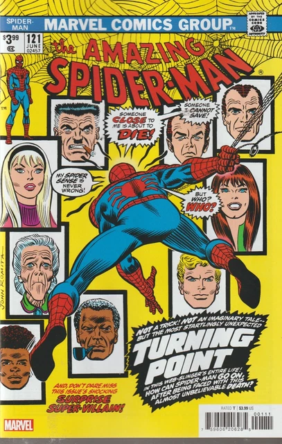 Marvel Comics Amazing Spiderman #121 August 2023 Facsimile Reprint 1St Print Nm
