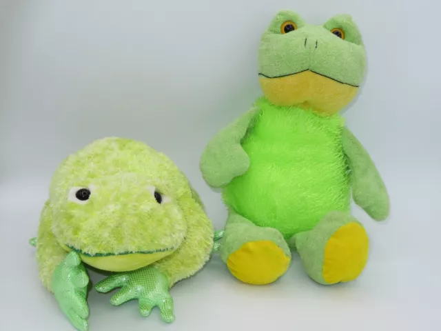 AURORA WORLD PLUSH Green Frog 18 Long Stuffed Animal Smoke Free Pet Free  $11.19 - PicClick