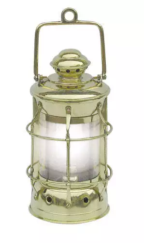 |Nelson-Lampe Messing  elektrisch 230V 28cm