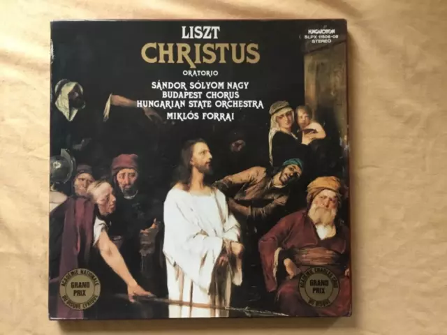 Liszt: Christus, 3 LP Box, Miklós Forrai