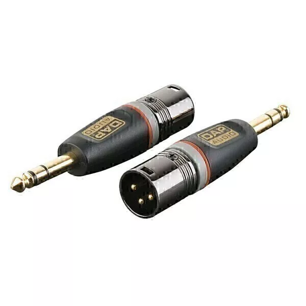 DAP Audio XGA 28 - Adapter XLR 3-Pol male auf Klinke/Jack 6,3mm stereo