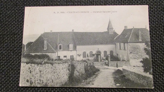 CPA 58 animée. Nièvre. Chateau-Chinon. Ouvroir Sainte-Claire.
