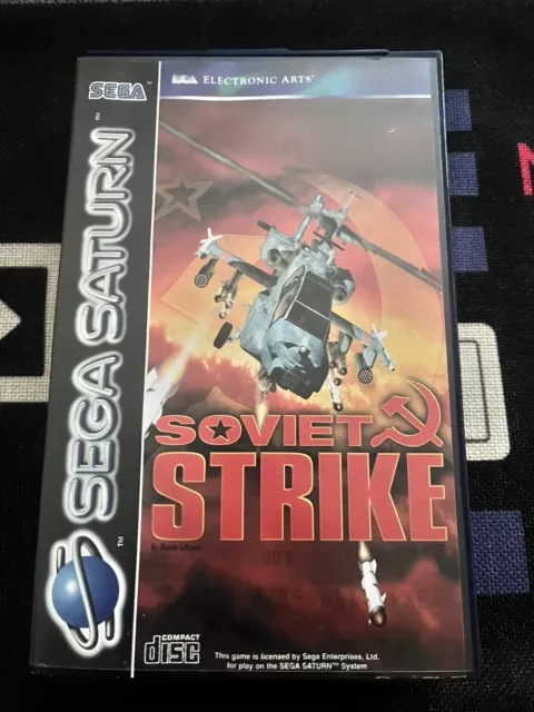 • #7 Soviet Strike Sega Saturn Neuf Bon État Général •