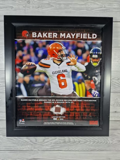 Fanatics Cleveland Browns Framed Picture Baker Mayfield, Limited Edition 273/500
