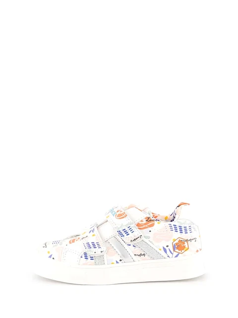 SCARPA CON STRAPPI - BAMBINO - Lumberjack - ZETA M0402 VAR - ECOPELLE - BIANC...