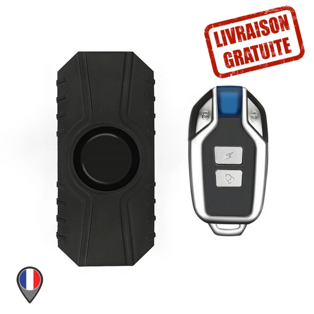 Alarme Moto Vélo Électrique Sans Fil Télécommande 113Db Kit Système de Sécurité