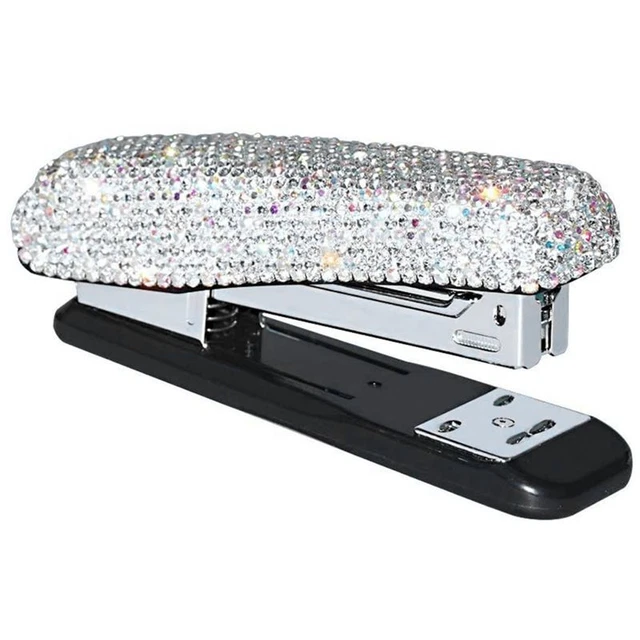 Diamond Crystal Handmade Bling Dazzling Stapler for Office, School, or Home U3P5