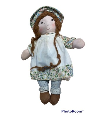 Holly Hobbie's Friend Heather Rag Doll Knickerbocker 9 inch Vintage
