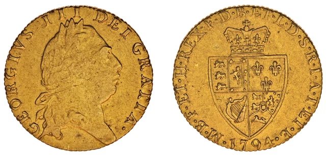 1 Gold Guinea / Gold. George III - Great Britain. 1794. XF