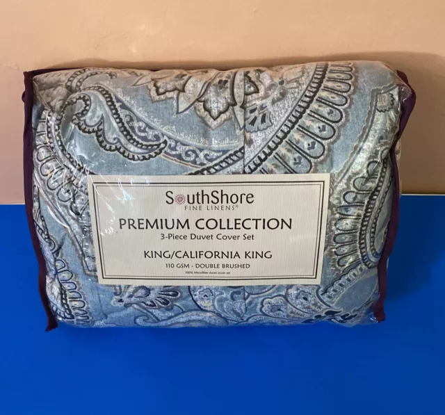 South Shore Fine Linens Premium Collection 3 pc Duvet King / California King @