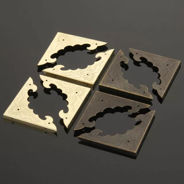 Decorative Metal Jewelry Box Chest Case Scrapbooking Album Edge Corner Protector
