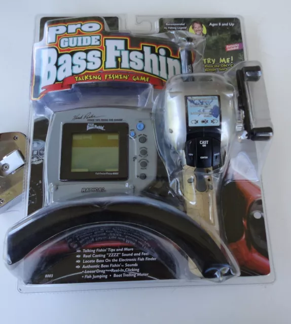 1999 VTG SEALED 8003 Radica Hank Parker Pro Guide Bass Fishin