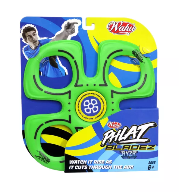 NEW WAHU GREEN PHLAT AIR BLADEZ RYZR Frisbee Super Grip Flexible Airbladez