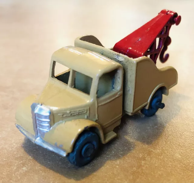 Matchbox Moko Lesney 13A Bedford Wreck Truck First Version 1955 GMW Tow Toy