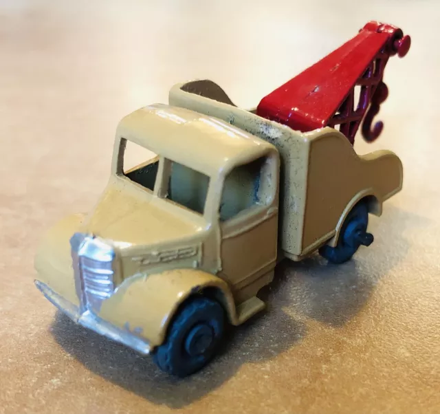 Matchbox Moko Lesney 13A Bedford Wreck Truck First Version 1955 GMW Tow Toy Matchbox Moko Lesney 13A Bedford Wreck Truck First Version 1955 GMW Tow Toy