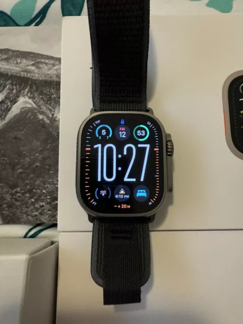 Buy Apple Watch Ultra 2 GPS + Cellular, 49mm Titanium Case with Blue/Black  Trail Loop - M/L