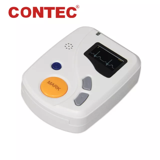 CONTEC 12 Channel 48h Holter ECG System Monitor Recorder Pacemaker + PC Software 3