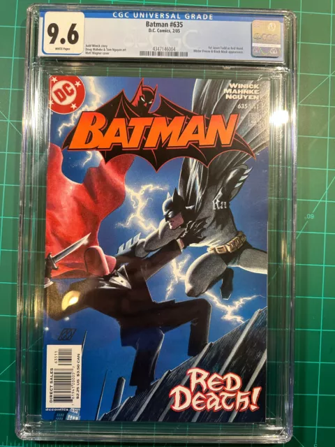 Batman 635 CGC 9.6 White Pages