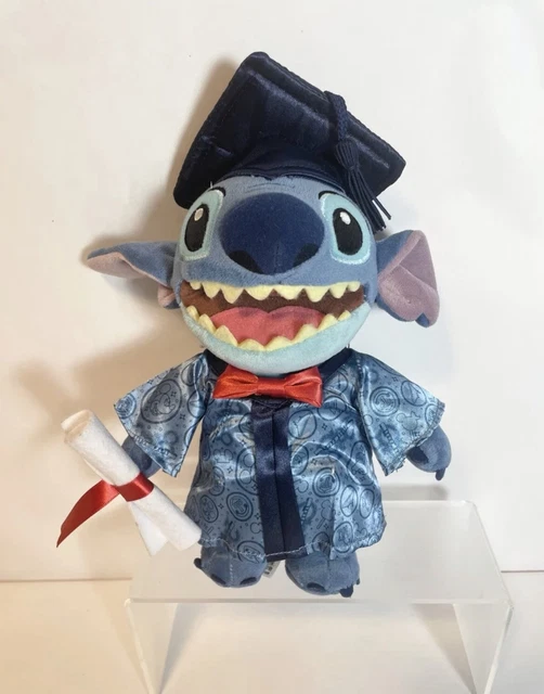 DISNEY STITCH GRADUATION Plush Graduate Blue Cap and Gown £12.66 ...