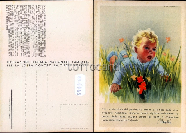 TUBERCULOSIS PROPAGANDA WW2-MUSSOLINI-A63-65 £16.34 - PicClick UK