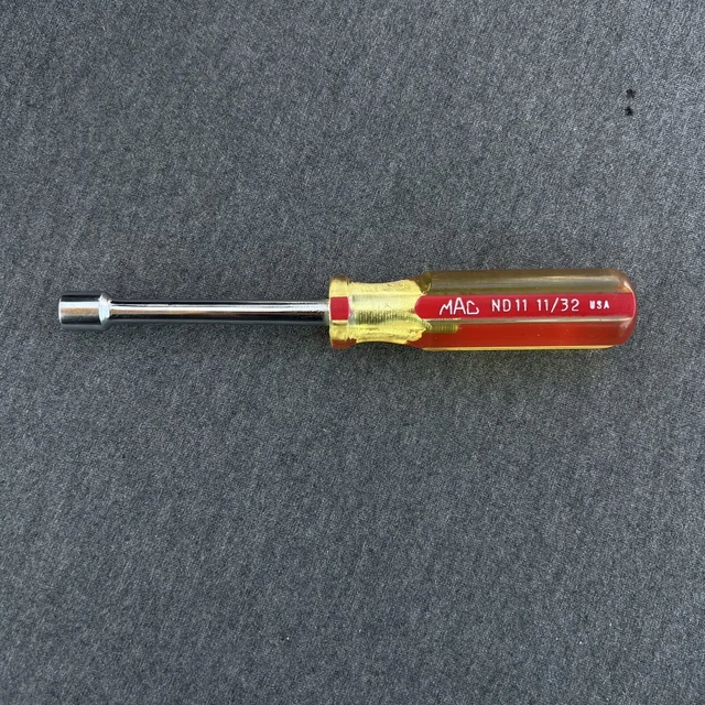 Vintage Mac Tools 11/32” Nut Driver ND11 SAE 6 Point USA