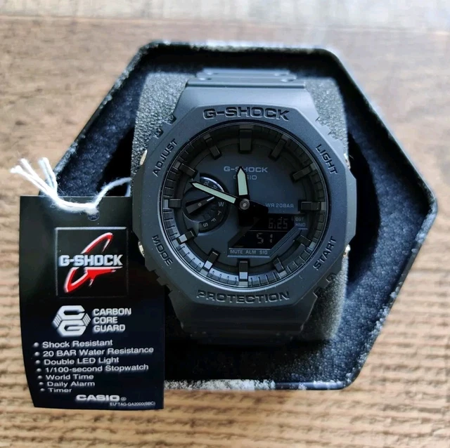 CASIO G-SHOCK CASIOAK Stealth Triple Black 45mm Watch GA-2188-1A1ER £85 ...