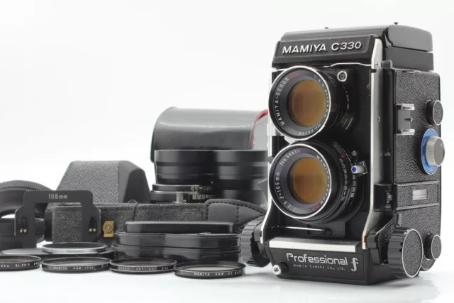 Neues Siegel‼【Mint mit Haube】Mamiya C330 Pro F TLR Kamera Sekor 105mm 180mm...