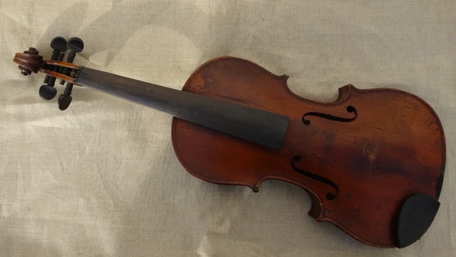 Kit Violon Complet Bois Violon 4/4 Débutant Avec Étui Rigide - Bois Massif, Archet, Colophane, Épaulière Kit Violon Archet Colophane