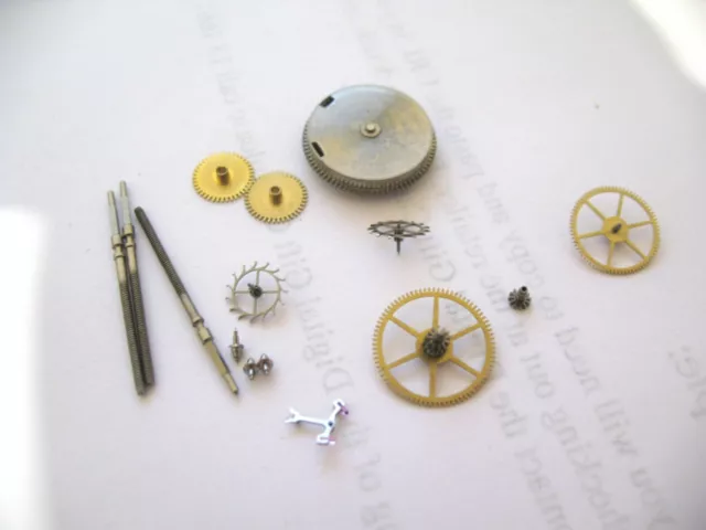 Omega 35.5 Assorted Watch Movement Parts