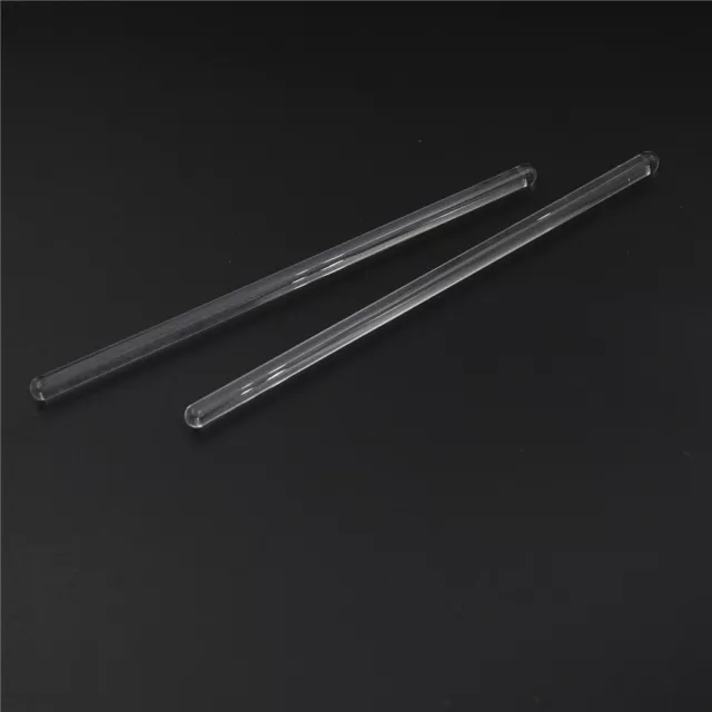 2pcs Lab Use Stir Glass Stirring Rod Laboratory Tool 6*15'mj