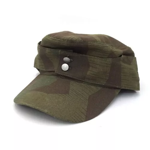 WWII German Army M43 Splinter Camo Field Cap Summer Hat Cotton Size EU 60