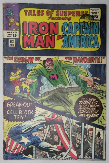 Tales of Suspense #62 Captain America Iron Man Marvel Comics (1965)