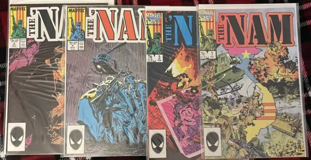The NAM Marvel Comic Book Lot #1 #3 #6 #8 Great War Stories!!!