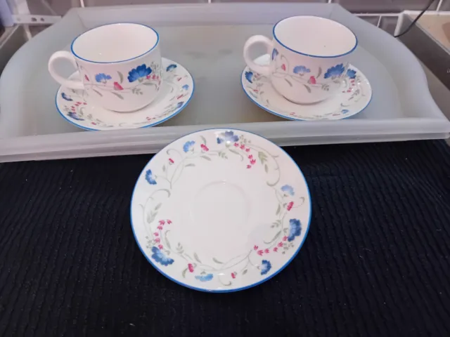 Expressions Windermere Tea Cup and Saucer Royal Doulton Duo Spares/Replacements