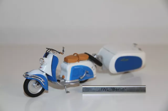 1:24 IWL Berlin Motorrad Gespann  DDR Ostalgie Atlas - siehe Bilder