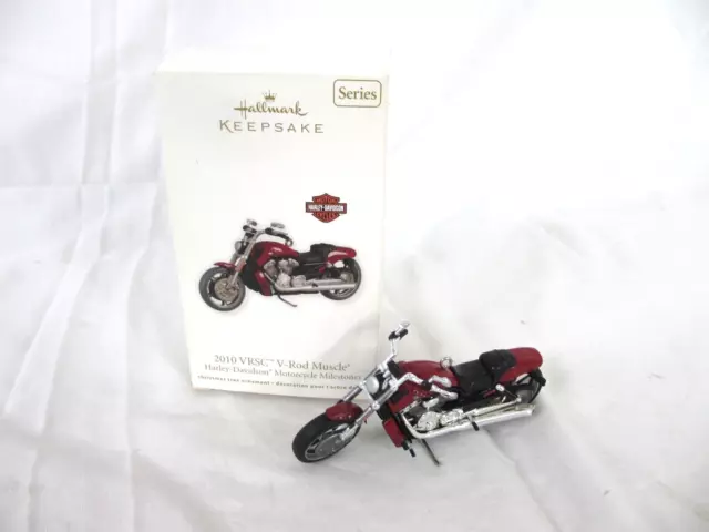 Hallmark Keepsake 2011 Christmas Ornament Harley Davidson 2010 VRSC V-Rod Muscle