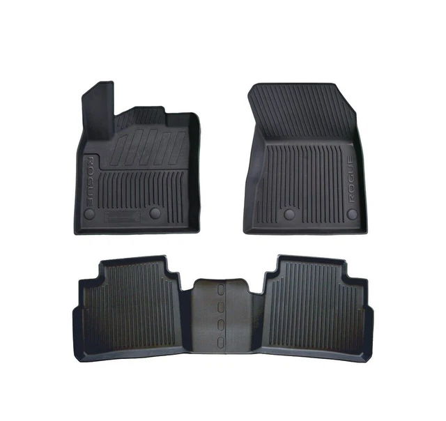 NEW OEM 20232024 Nissan Rogue 4 Pc Molded All Weather Rubber Floor