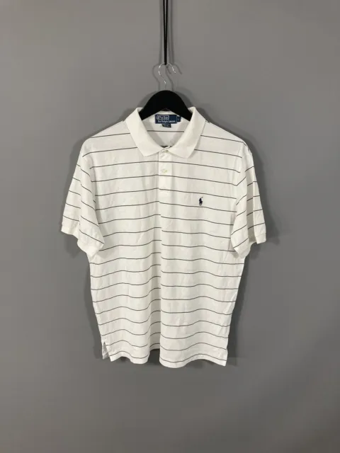RALPH LAUREN Polo Shirt - Size Large - Striped - Great Condition - Men’s
