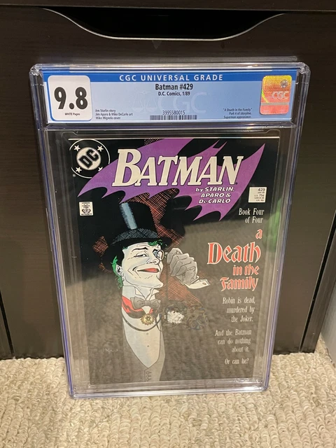 Batman #429 CGC 9.8 NM/M - A Death in the Family Part 4