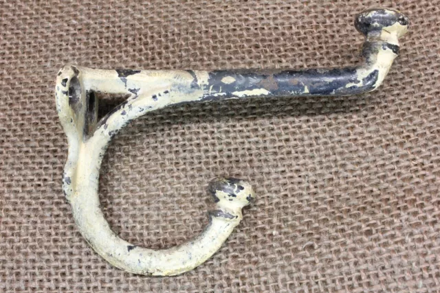 Old Coat Hook Farm School House 3 3/8” Deep 1850’s Vintage Cast Iron shabby