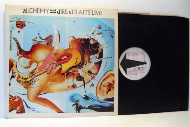 DIRE STRAITS alchemy - dire straits live 2X LP EX+/EX, VERY 11, vinyl, album, uk