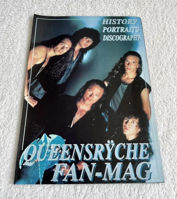 Queensryche Fan Mag 1991 Metal Rock UK Poster Music Magazine 1990s